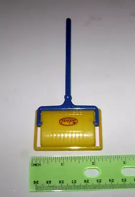 Vintage Ideal Dollhouse Carpet Sweeper Yellow & Blue • $19.99