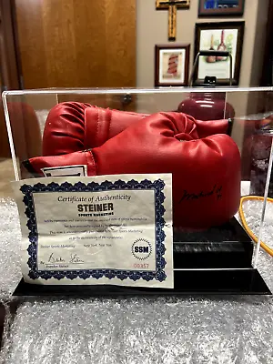 Muhammad Ali Autographed Boxing Glove Pair Authenticated By Steiner Sports • $2049.99