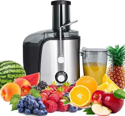 PureMate 800W NaturoPure Juicer Machine Whole Fruit/Vegetable Juice Maker • £39.99