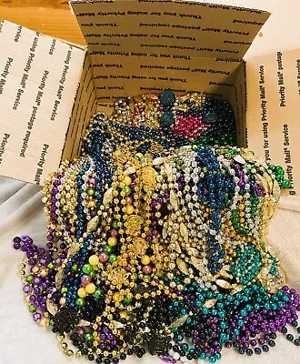 15 Pound Lot Of Long Mardi Gras Beads • $14