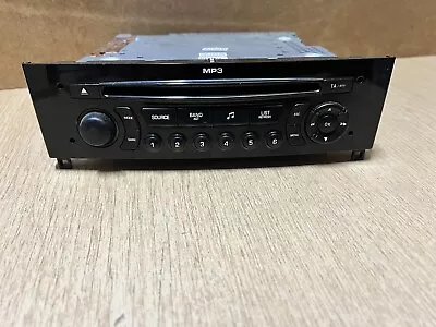 Peugeot Stereo RCZ 308 308CC Radio CD MP3 Player PIANO BLACK • £0.99