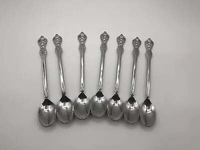 7 Heritage Mint Ltd ROYAL ALISTER Stainless 18/10 Silverware Tea Spoons • $42.98