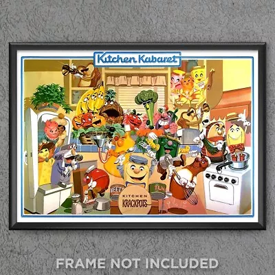 Kitchen Cabaret Food Rocks Attraction Poster Print Epcot Disney Reproduction • $29.99