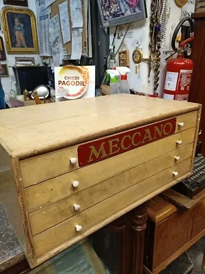 £1381.07 • Buy Vintage Meccano Set No. 10 In 4 Drawer Cabinet Outfit 1960s
