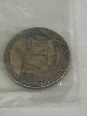 MOUNTAIN LION North American Hunting Club Coin NAHC Medallion Predators SERIES 2 • $12.99