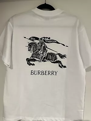 Burberry T Shirt - White - Authentic • $100