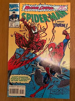 Spider-man Vol:1 #37 1993 Maximum Carnage • £9.99