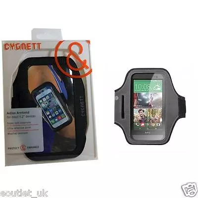 Cygnett Armband For 4.7 Inch IPhone 7/6s Galaxy S5 HTC One M8 - Black BRAND NEW • £9.99