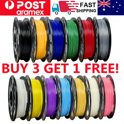 (BUY 3 GET 1 FREEAdd 4) PLA+ SILK PETG PLA ABS 1.75mm 3D Printer Filament 1KG • $17.66