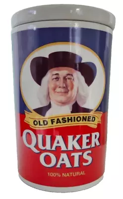 Vintage Old Fashioned Quaker Oats Ceramic Cookie Jar 1977 Excellent Condition! • $36.99