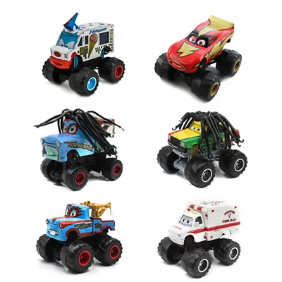 6PCS Disney Pixar Car Monster Truck Rasta Carian&Mater Metal Toy Car Party GIFT • $46.59