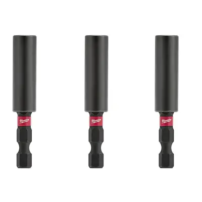 Milwaukee Shockwave Impact Duty Compact Magnetic Drill Bit Tip Holder 3 Pack • $12.07