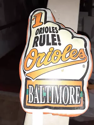 Baltimore Orioles RULE NUMBER 1 HAND VINTAGE • $5