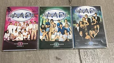 Lot Of 3 Melrose Place DVDs DVD - Season 5 Vol. 2 Season 6 Vol. 1 & 2 • $22.99