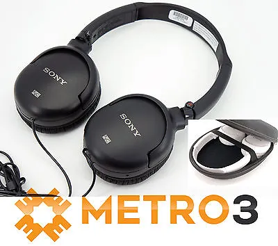 $39.95 • Buy Sony MDR-NC8 Noise Cancelling Headphones W Case & Airline Adapter - A Grade