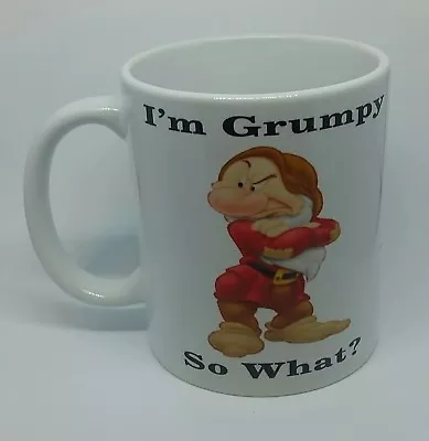 Mr Grumpy Coffee Mug Funny Rude Novelty Cheeky Birthday Gift Christmas Present  • £9.49