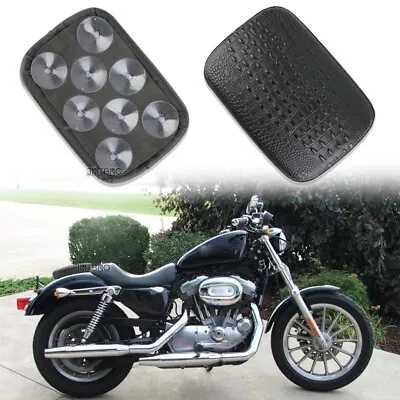 For Harley Sportster 48 8 Suction Cups Alligator Rear Passenger Seat Pillion Pad • $27.12