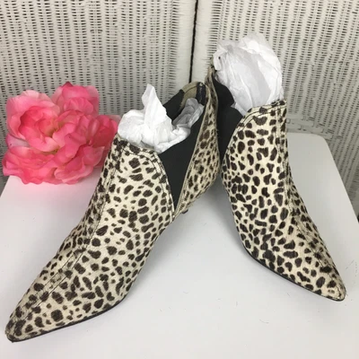 $65 • Buy Vintage 80’s NaNa’s Animal Print Ankle Boot