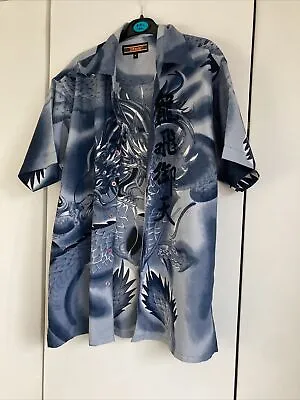 £15.99 • Buy Men’s Chinese Dragon  Short Sleeved  Summer Shirt - M