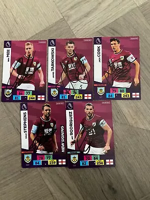 Set Of 5 Hand Signed Burnley 20/21 Match Attax Cards • £2.40