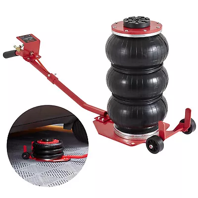 VEVOR Triple Bag Air Jack 3 Ton/6600 Lbs Pneumatic Jack 17.7  Car SUV Lifting • $81.65