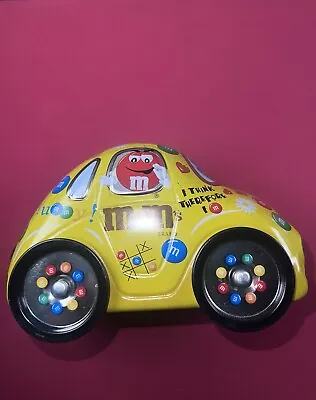 Vintage M&M's 1991 Collectible Storage Tin Volkswagen VW Bug Beetle Car Classic  • $9.99