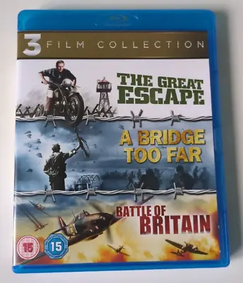 A Bridge Too Far/The Great Escape/Battle Of Britain Blu-Ray (2013) • £11.90