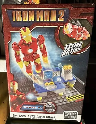 NEW Mega Bloks 1973 Iron Man 2 Aerial Attack 42 Piece Set • $14.75