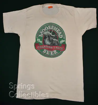 Moosehead Beer: The Moose Is Loose In The Valley - Vintage Single Stitch T-Shirt • $40