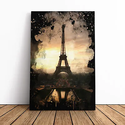 Eiffel Tower Paris France (2) Canvas Wall Art Print Framed Picture Home Decor • $37.83