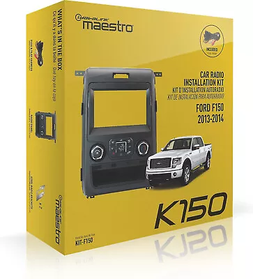 IDatalink Maestro KIT-F150 Dash KIT & T-Harness For Ford F150 2013 2014 W. 4.3  • $309.98
