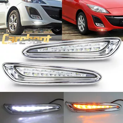 For Mazda 3 Axela 2010-2013 DRL Daytime Running Driving LED Light W/Turn Signal • $47.98