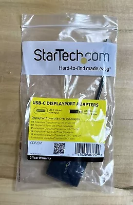 StarTech CDP2DVI - Displayport Over USB-C To DVI-D Adapter For Apple Mac • $14.99