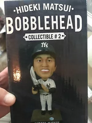 New York Yankees Hideki Matsui Bobblehead NY Stadium Giveaway SGA 2013 #2 NEW ! • $79.95