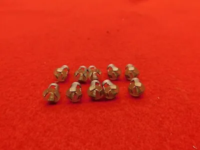 10 NOS 60's 70's Mopar Dodge Chrysler Plymouth Emblem Barrel Nuts 3/16  11/32  • $14.99