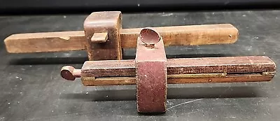 Vintage STANLEY SWEETHEART No. 77 Rosewood & Brass Marking Mortise Gauge Scribe • $50