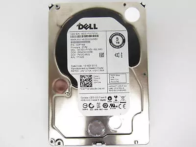 Dell 0DPTW9 Enterprise 3TB 7.2K 6G 32MB 3.5  SAS Hard Drive 7200 RPM HDD Server • $19.99