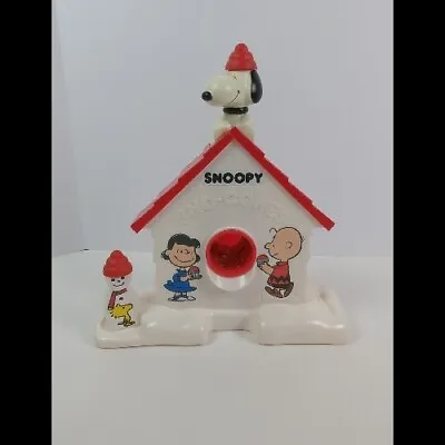 Vintage Peanuts Snoopy Sno Cone Machine Snow Cone Maker Shaved Ice Machine • $12