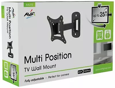 AVF Standard Up To 25  TV Multi Position Adjustable Wall Mount Bracket AAL113 • £14.99