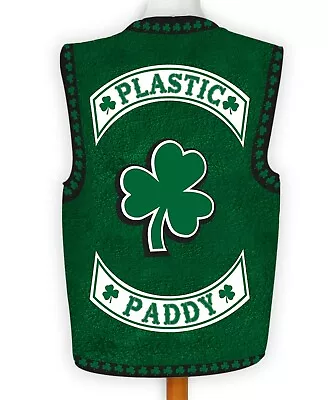 $21.13 • Buy St Patricks Day Plastic Paddy Design Fancy Dress Waistcoat