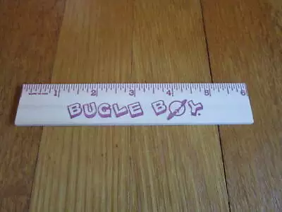 Bugle Boy Ruler 6  Measure Wood Possible Vintage Collectible FREE SHIP • $10.95