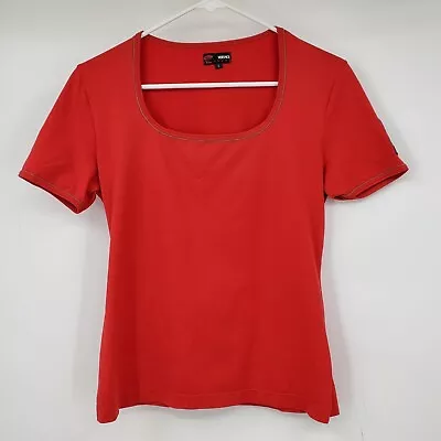 Versace Sport Olympic Museum Lausanne Red Short Sleeved Shirt Small • $75