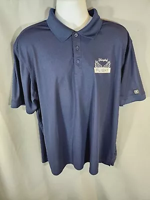OGIO Yuengling Flight BEER Golf Polo Shirt Men's XXL 2XL Blue Dry-Fit Polo • $16.95