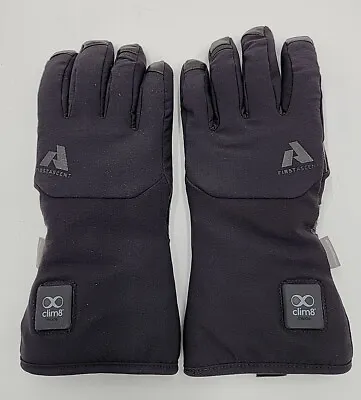NEW Eddie Bauer X Clim8 Men's Guide Pro Lite Heated Gloves In Black. Sz: M • $175