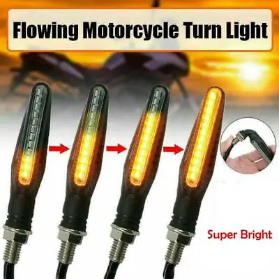 4X Motorcycle LED Turn Signals With Running Light 12V Quad ATV Scooter For Honda • $16.65