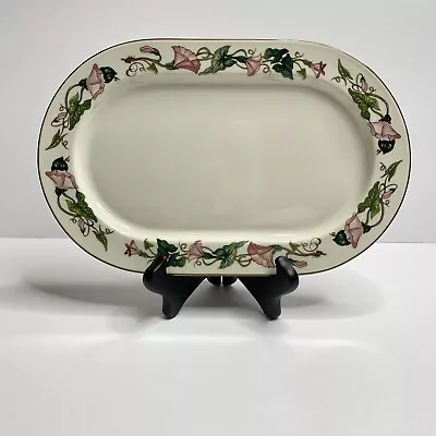 Villeroy & Boch Palermo Pink Morning Glories Porcelain Platter 11  • $39