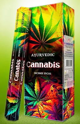 Ayurvedic 'Cannabis' Incense Sticks (pk 20) (K117) • £0.99