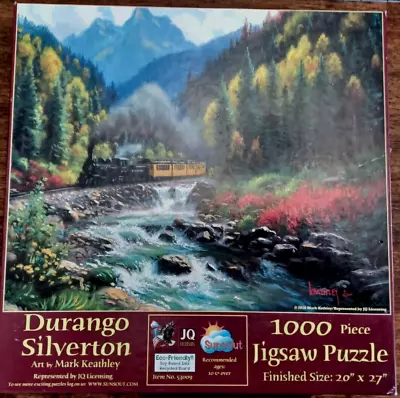 SUNSOUT 1000 Piece Jigsaw PUZZLE  Durango Silverton  20  X 27  By Mark Keathley • $4.99