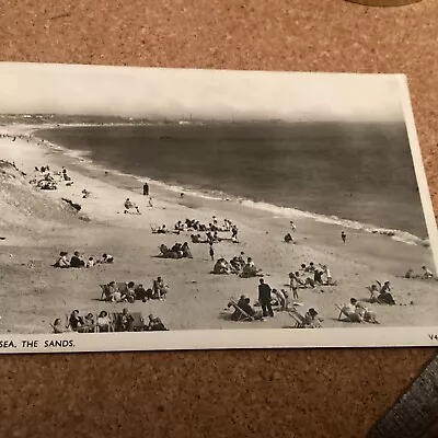 Postcard Of Hopton On Sea Norfolk “The Sands”Real Photo Posted 1961 • £1.40