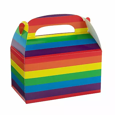 Rainbow Favor Gable Box - Party Supplies - 12 Pieces • $13.31